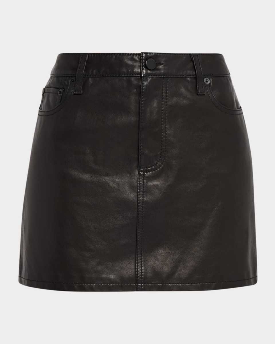 Joss Leather Mini Skirt